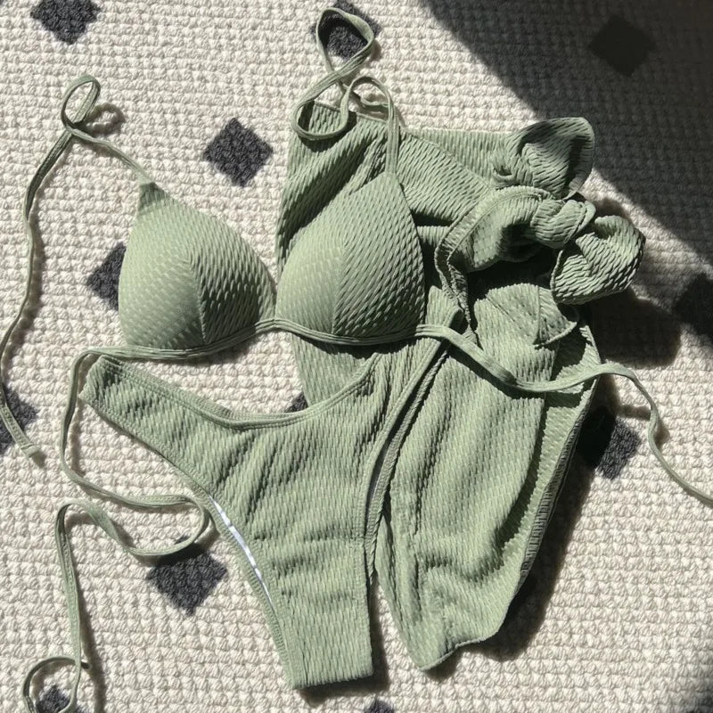 Sexy Push-Up-Bikini-Set für Damen – Brasilianischer Stil für Strand und Pool