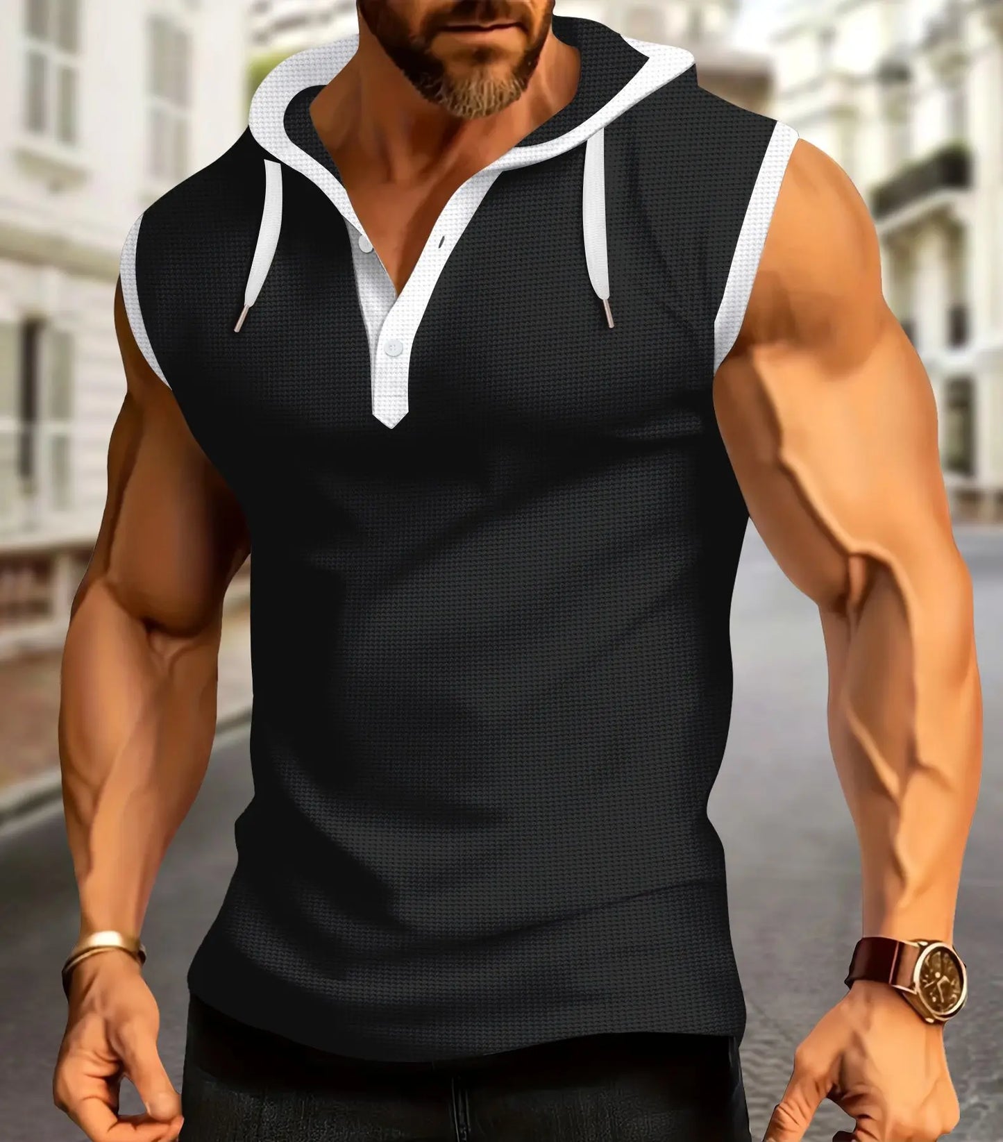 Kurzärmeliges Herren-T-Shirt mit 3D-Digitaldruck und Cartoon-Tiermotiv – ideal für den Sommer