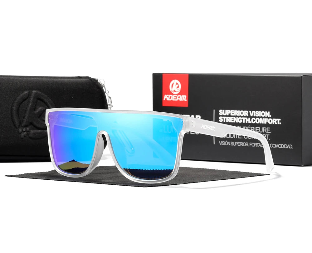 Sonnenbrille Einteiler polarisiert Sport Baseball Angeln Fahren Komplettzubehör