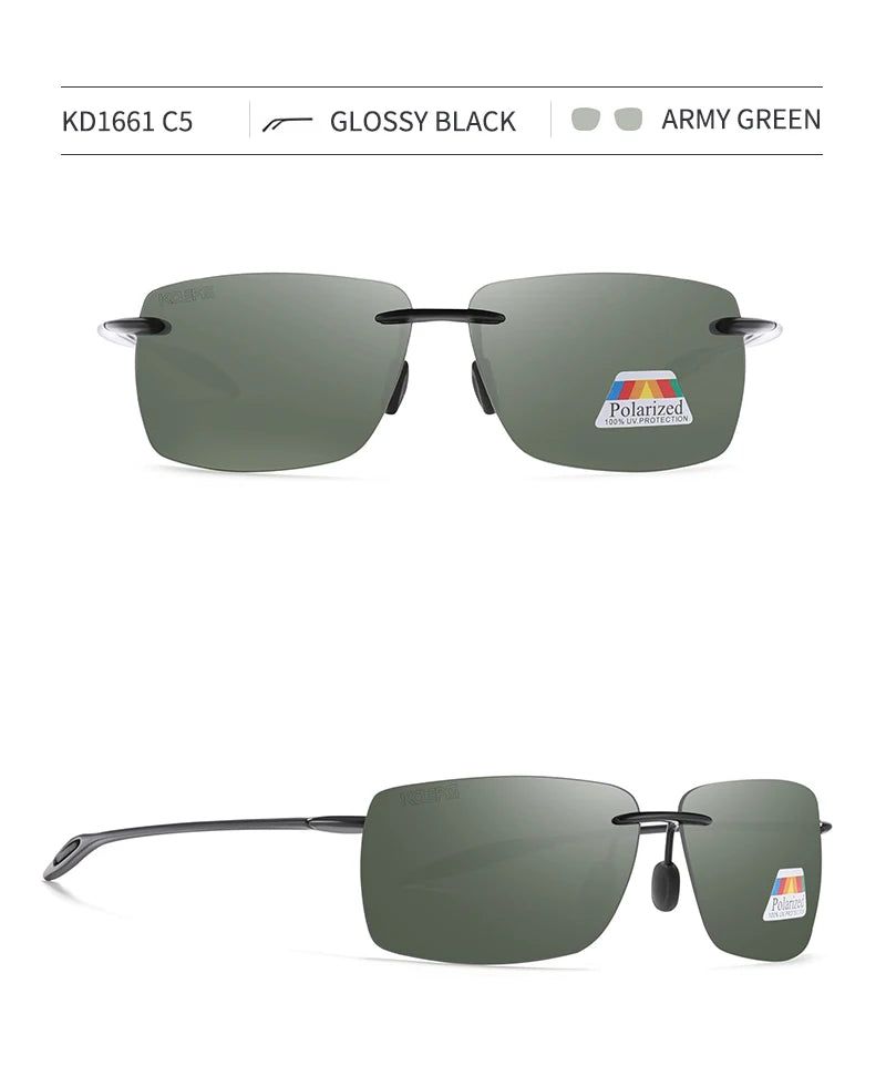Sonnenbrille Sport TR90 leicht Laufen Fahren Karabiner-Etui Herren