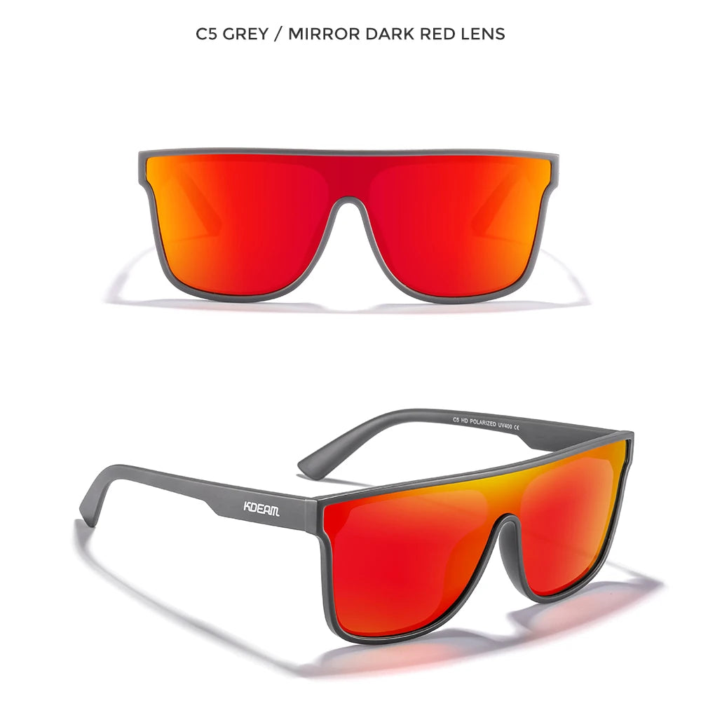 Sonnenbrille Einteiler polarisiert Sport Baseball Angeln Fahren Komplettzubehör