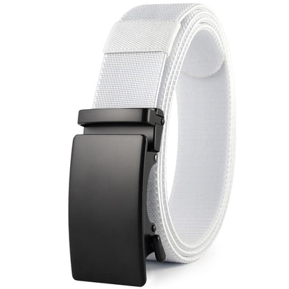 Herren Stretch Elastik-Gürtel 3,6 cm Automatik-Schnalle Golf Sport Übergrößen 115–135 cm