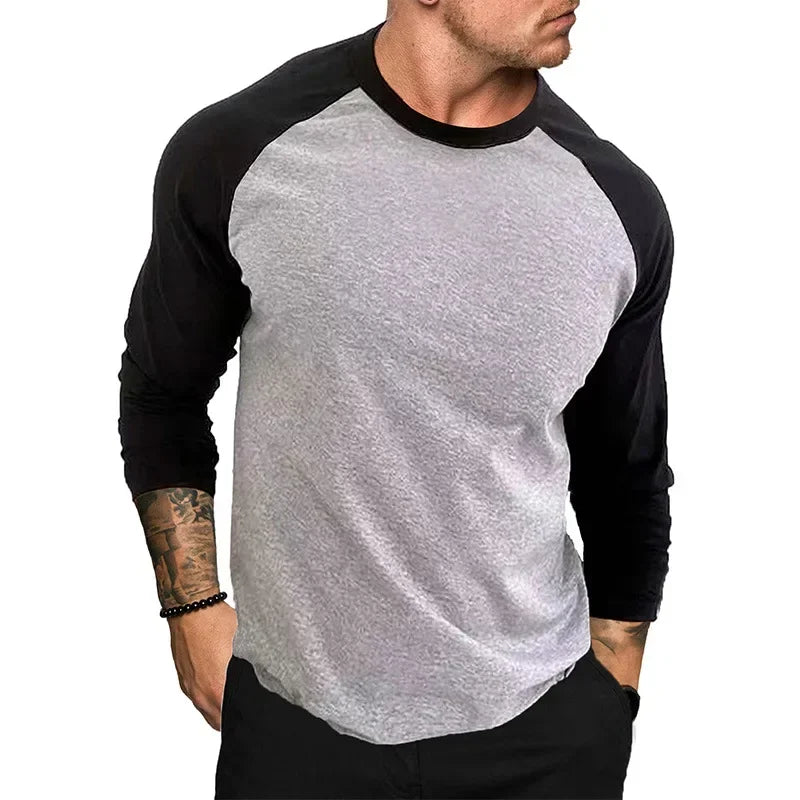 Atmungsaktives Herren-Sportshirt mit V-Ausschnitt und kurzen Ärmeln – ideal für Fitness und Freizeit