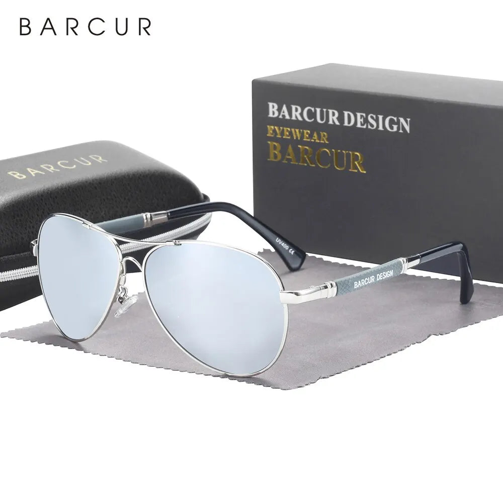 Sonnenbrille Pilot Memory-Rahmen Farbverlauf Spiegel polarisiert Unisex