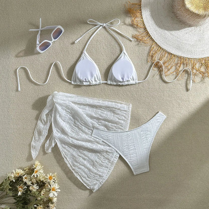 Sexy Bikini-Set mit Push-up und Bordüren – Perfekt für Strand und Pool