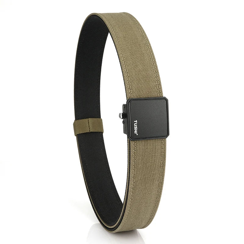 VATLY Hard EDC Tactical Gürtel Herren Nylon Rigid Automatik-Schnalle
