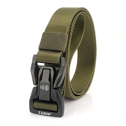 VATLY Techwear Nylon-Gürtel 2,5 cm Schnellverschluss Unisex Taktisch