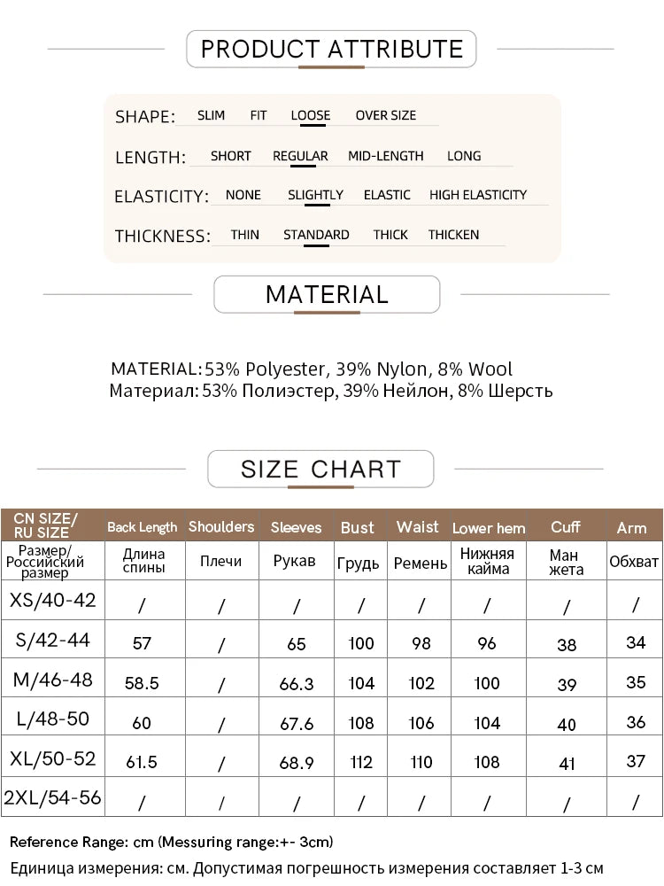 Produktattribute: Materialzusammensetzung, Form und Elastizität für AMII Wollstrickpullover