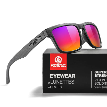 Sonnenbrille Outdoor polarisiert Farbverlauf winddicht Standardgröße Unisex