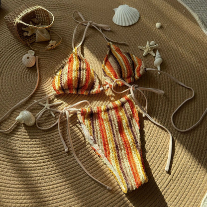 Sommerlicher Push-Up-Bikini im brasilianischen Stil – ideal für Strand und Pool
