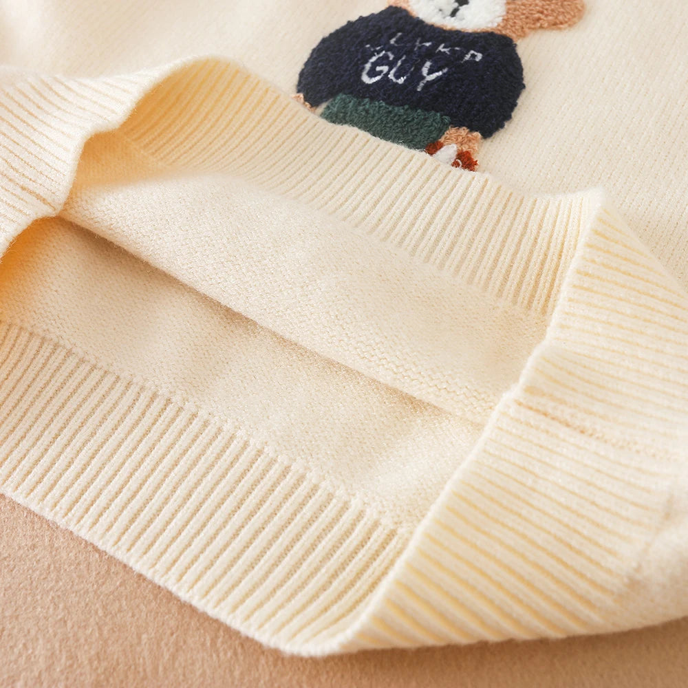 Mädchen Pullover Herbst Winter Stricken Kleidung Baby Pullover Kinder Cartoon Nette Warme Pullover Kleidung