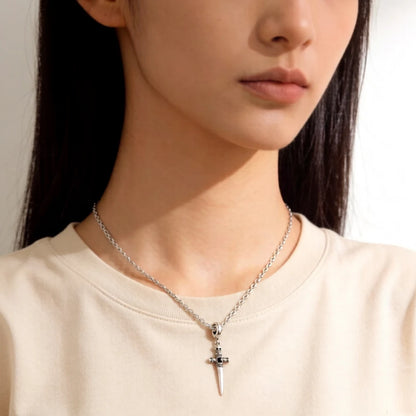 Damen-Charm Schwert Brave Rebels aus Sterlingsilber