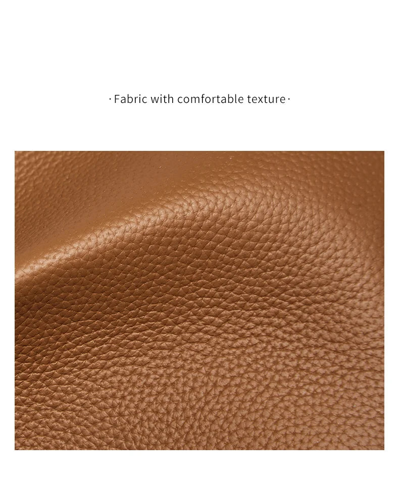 Damen-Handtasche aus echtem Leder im Bucket-Stil mit großem Fassungsvermögen Alltagstauglich