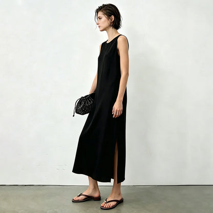 Elegantes Damen Chiffon Outfit Mit Flexibler Faltenhose