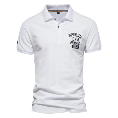 Premium Herren Poloshirt Aus Baumwolle Mit Kontrastakzent