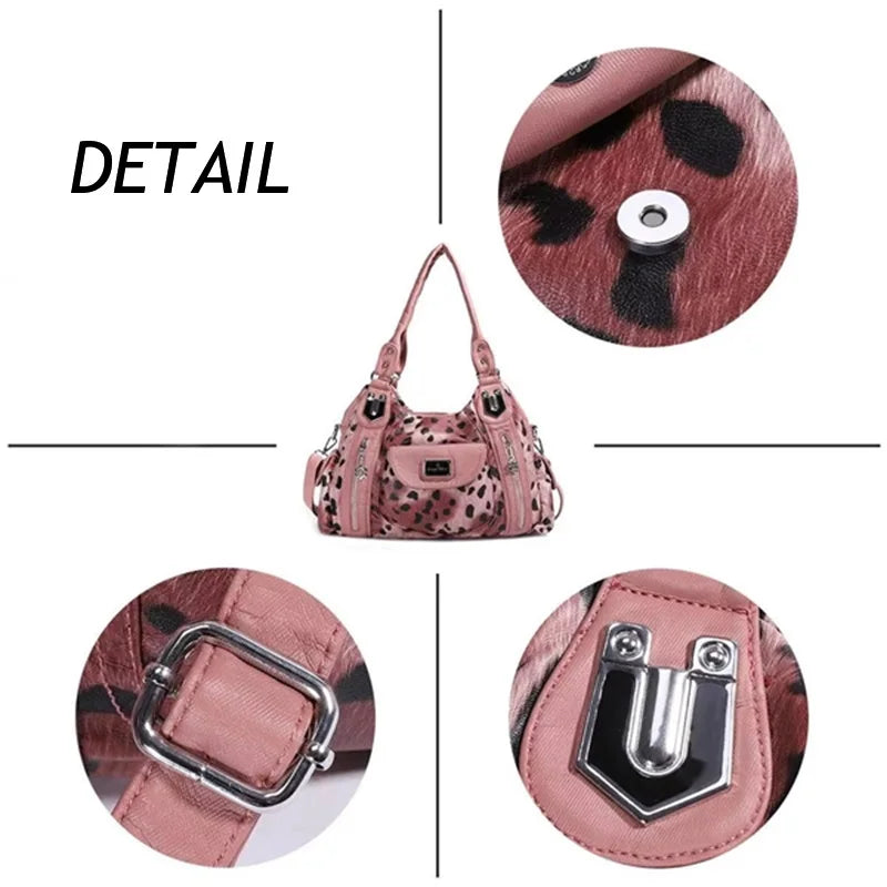 Damen-Schultertasche mit großzügiger Kapazität und durchdachtem Innenaufbau für Smartphone und Geldbörse