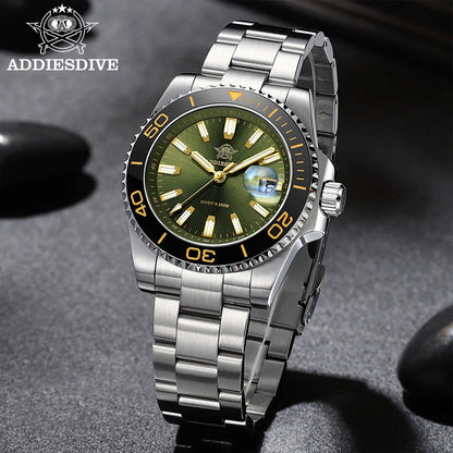 Herren-Sportuhr 41 mm aus 316L-Edelstahl mit 20 Bar