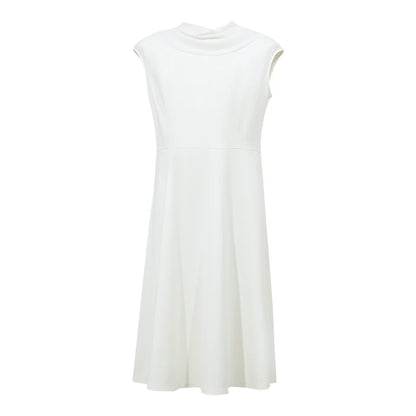 Elegantes Damen Midikleid Aus Stretch Mit Taillierter Passform