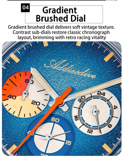 Herren-Chronograph mit OS20-Werk und Retrodesign
