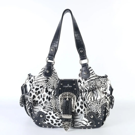 Damen-Handtasche Satchel-Stil Top-Griff mit Mehrfachfächern Innenfach Telefonfach Geldscheinfach