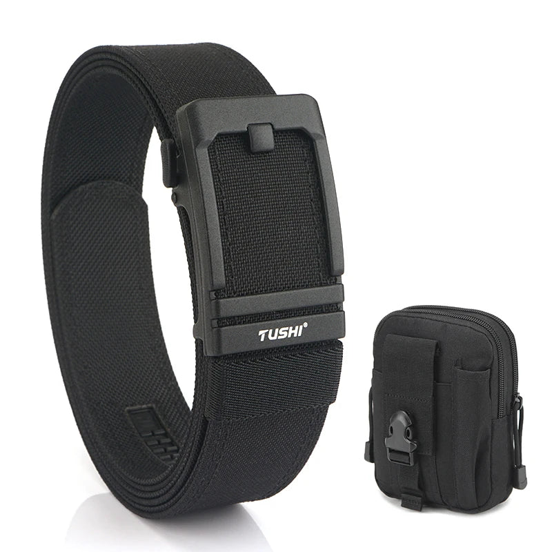 Unisex-Taktischer Gürtel aus 1100D Nylon mit Metall-Schnalle, Ideal für Airsoft-Pistolen