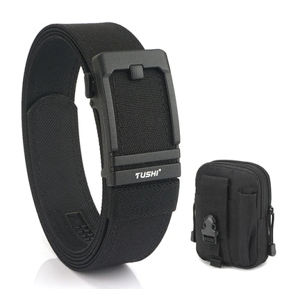 Unisex-Taktischer Gürtel aus 1100D Nylon mit Metall-Schnalle, Ideal für Airsoft-Pistolen