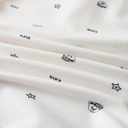 Jungen Polos hirt neue hochwertige Baumwolle Frühling Herbst Langarm Cartoon bestickte Top Kinder Freizeit kleidung