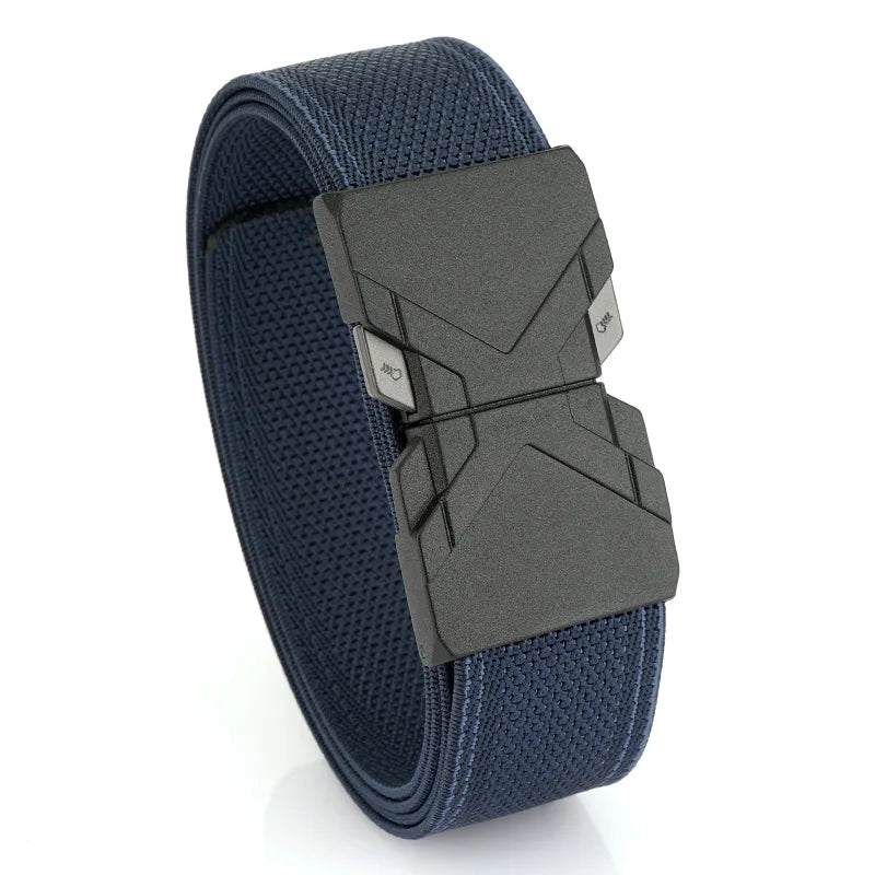 Herren-Gürtel aus elastischem Nylon mit Schnellverschluss Outdoor-Einsatz und Alltag 34 mm Breite