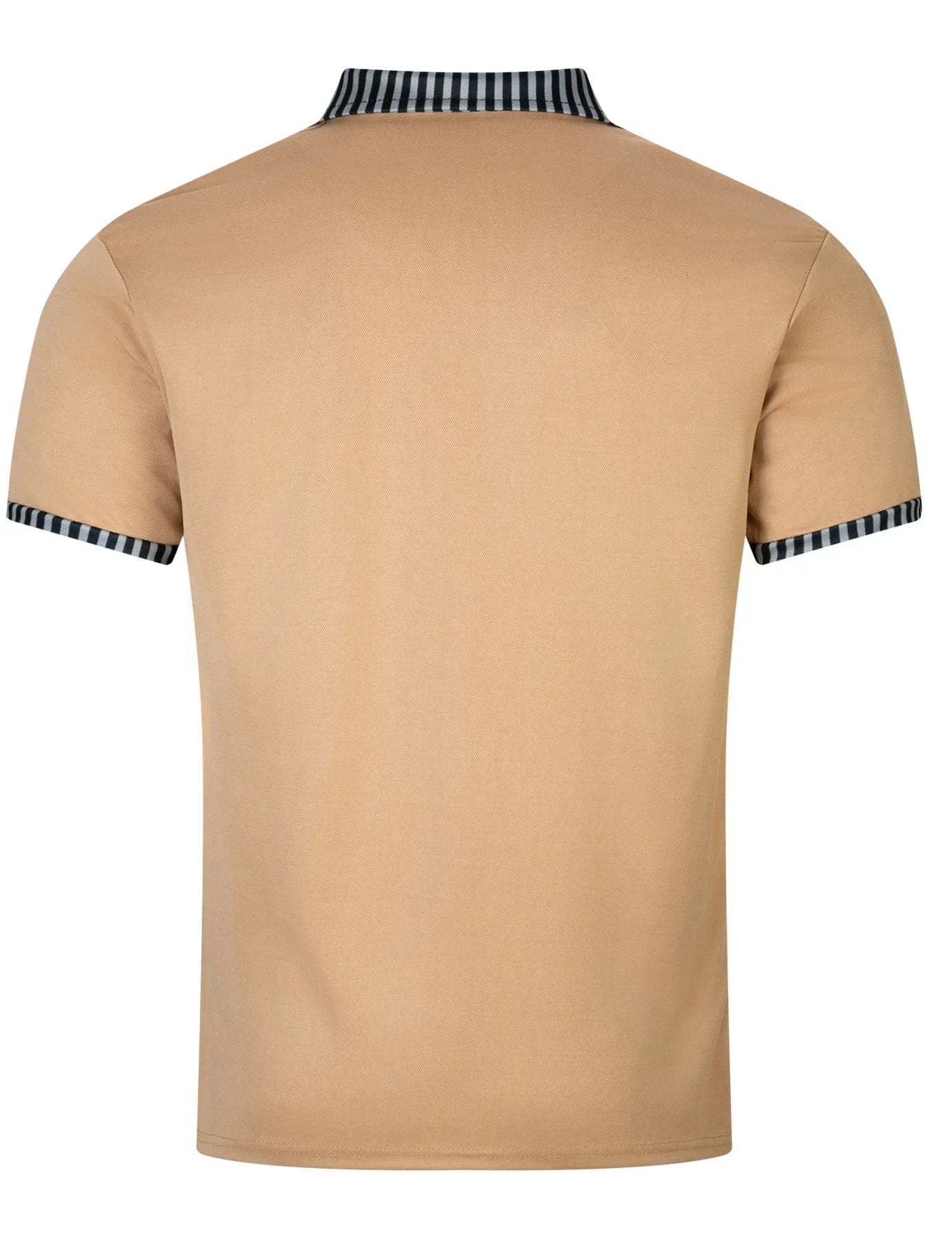 Leichtes Herren-Poloshirt aus Eisseide mit kurzem Ärmel und Reverskragen – ideal für den Sommer im Büro.
