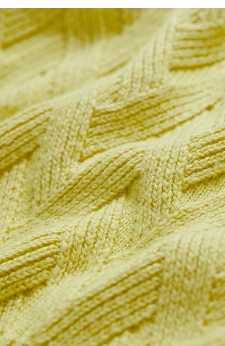 Damen-Rollkragenpullover locker Schnürung Herbst-Winter