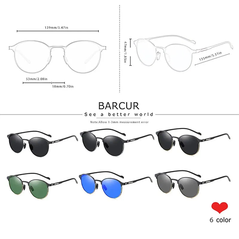 Sonnenbrille Halbrahmen Edelstahl trendig UV400 polarisiert Geschenk