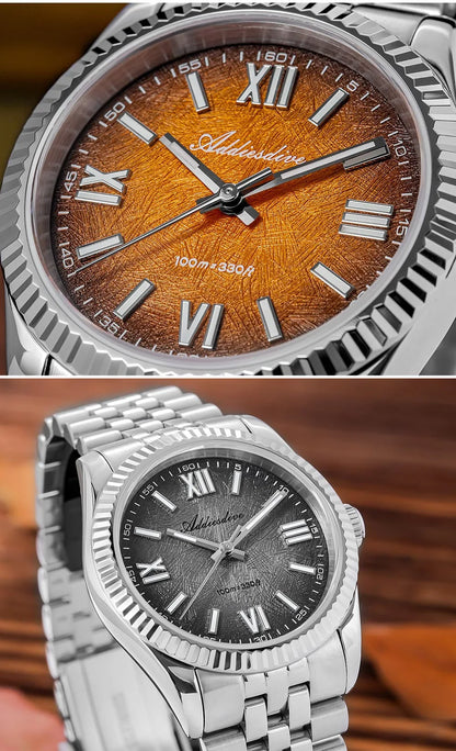 Herren-Quarzuhr mit Saphirglas und Jubilee-Armband