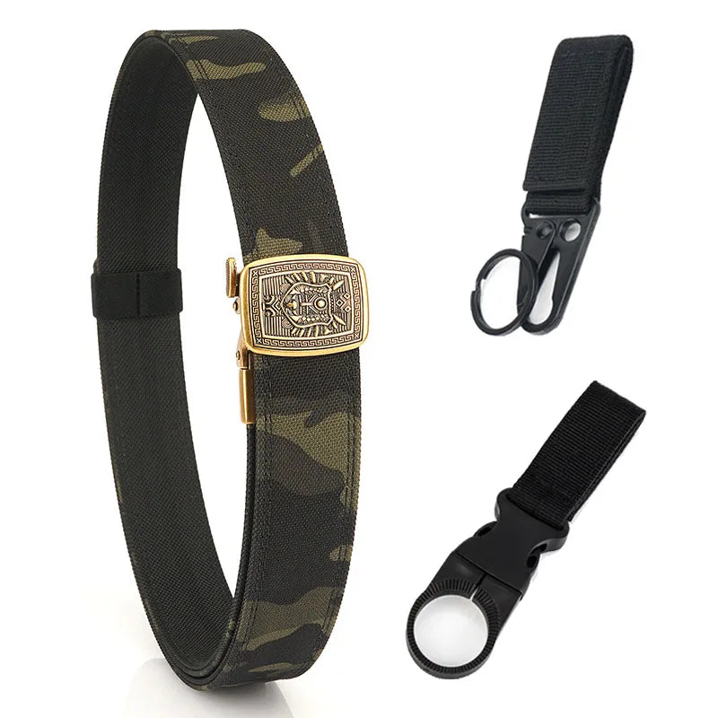 VATLY Retro Rigid Tactical Gürtel Herren Nylon Schnellverschluss Duty Hose