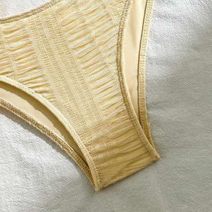 Sexy Bikini-Set mit Push-up und Bordüren – Perfekt für Strand und Pool