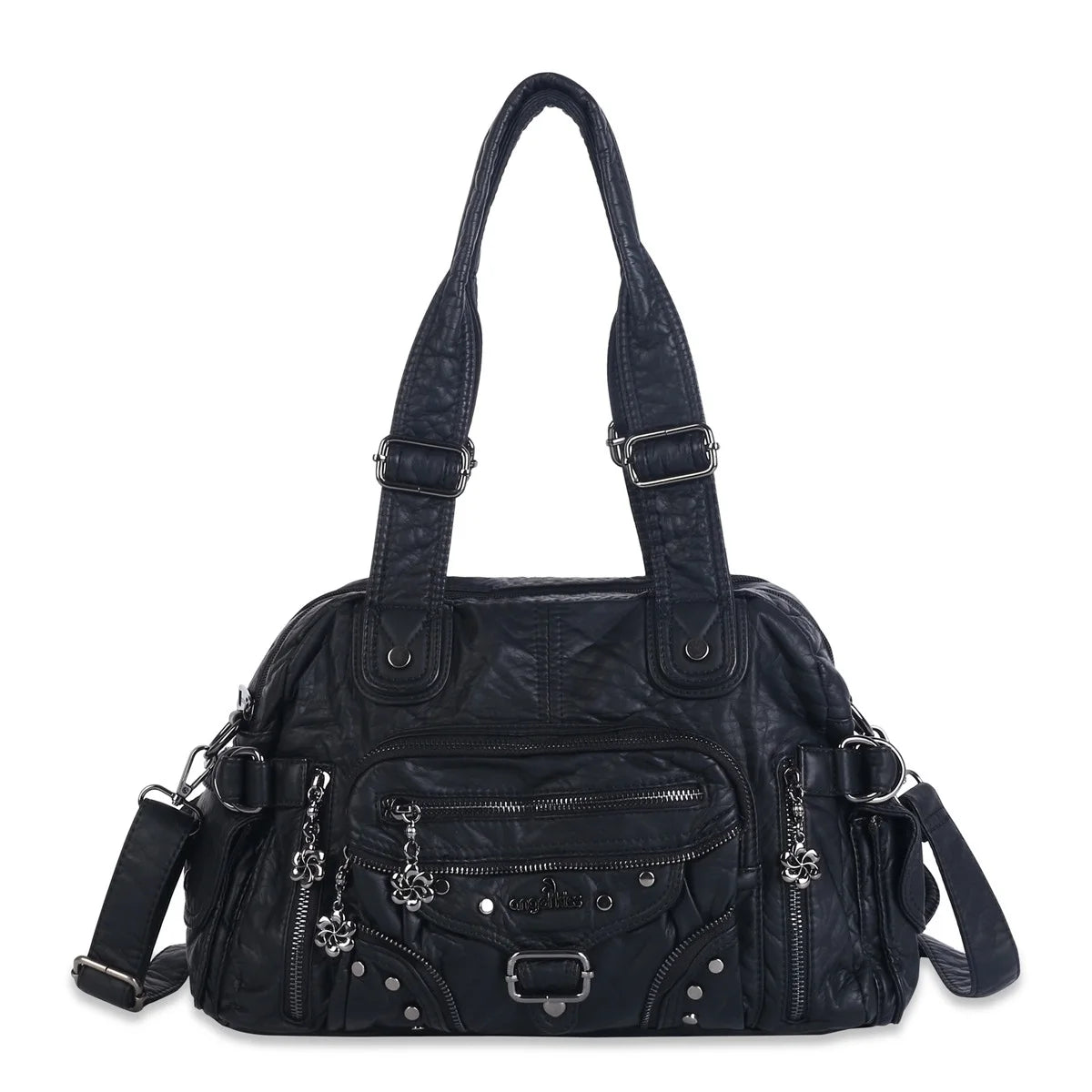 Damen-Handtasche Vintage Großes Fassungsvermögen Mit Schultergurt Und Top-Griff Alltagstauglich