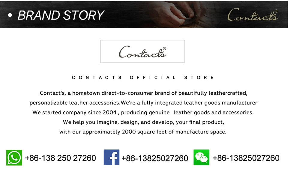 CONTACT'S Markenlogo auf Store-Seite