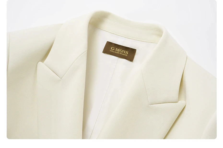 Eleganter Damen-Anzug mit Blazer und Hose – ideal für Büro und festliche Anlässe, in Schwarz mit Ein-Knopf-Design, XS-2XL