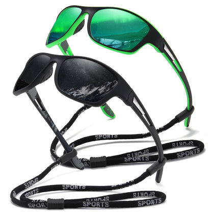 Sonnenbrille Sport polarisiert bunt UV400 Spiegel Bergsteiger Herren