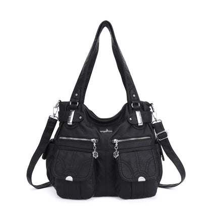 Damen-Handtasche Multifunktionale PU-Tasche Großes Fassungsvermögen Alltagsbegleiter
