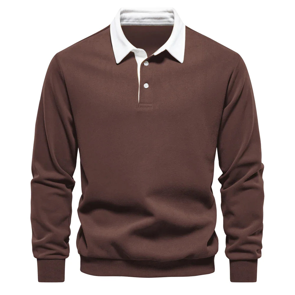 Gestreiftes Herren-Poloshirt aus atmungsaktivem Mesh-Gewebe – stilvoll und lässig