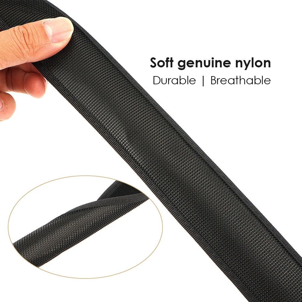VATLY Ultra-dünner Tactical Innengürtel Nylon Metallfrei Reise Unisex