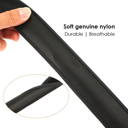 VATLY Ultra-dünner Tactical Innengürtel Nylon Metallfrei Reise Unisex