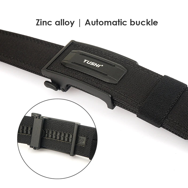 VATLY Stylischer Tactical Gürtel Herren Nylon Rigid Military Stiff