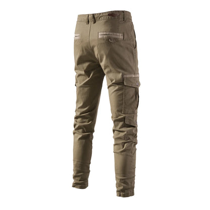 Premium Herren Cargo Hose 100% Baumwolle Mit Vielen Praktischen Taschen
