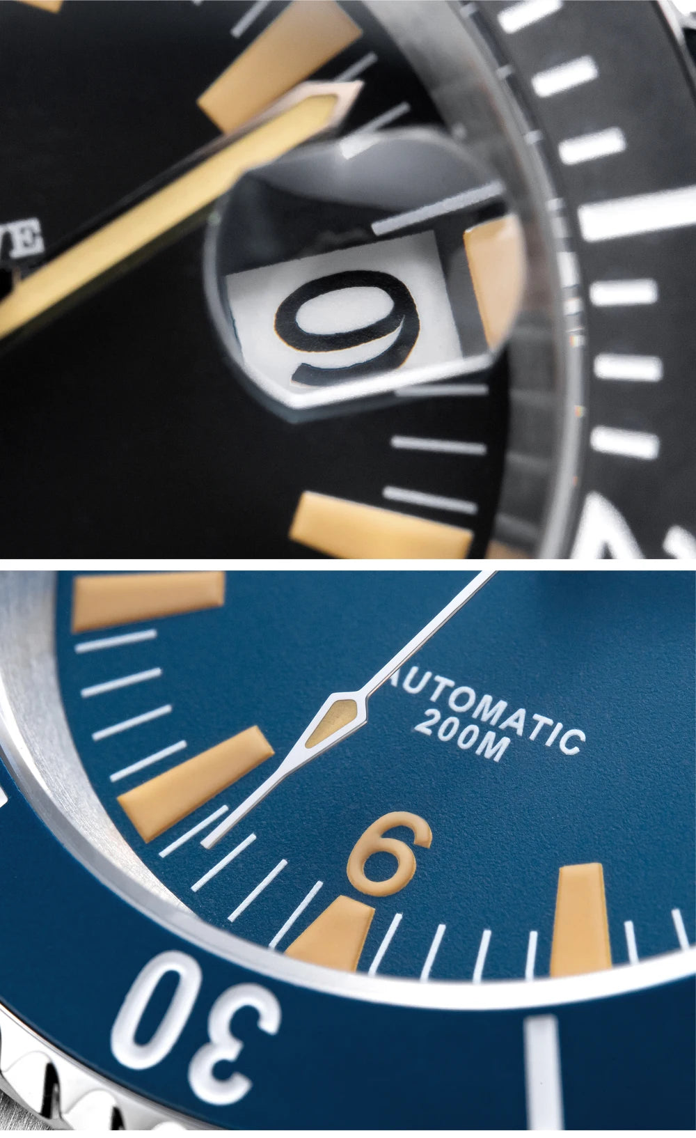 Herren-Taucheruhr mit Keramiklünette und NH35A-Automatikwerk