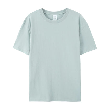 Herren Baumwolle T Shirt Leichter Oversize Schnitt Casual Sommer