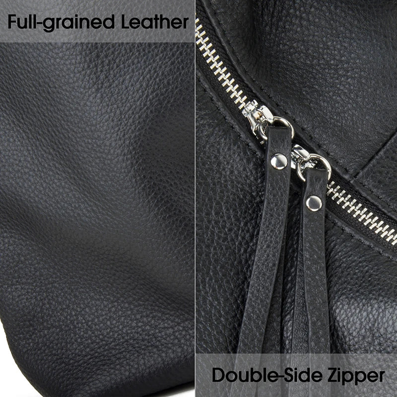 Naturleder Schultertasche Unisex Crossbody