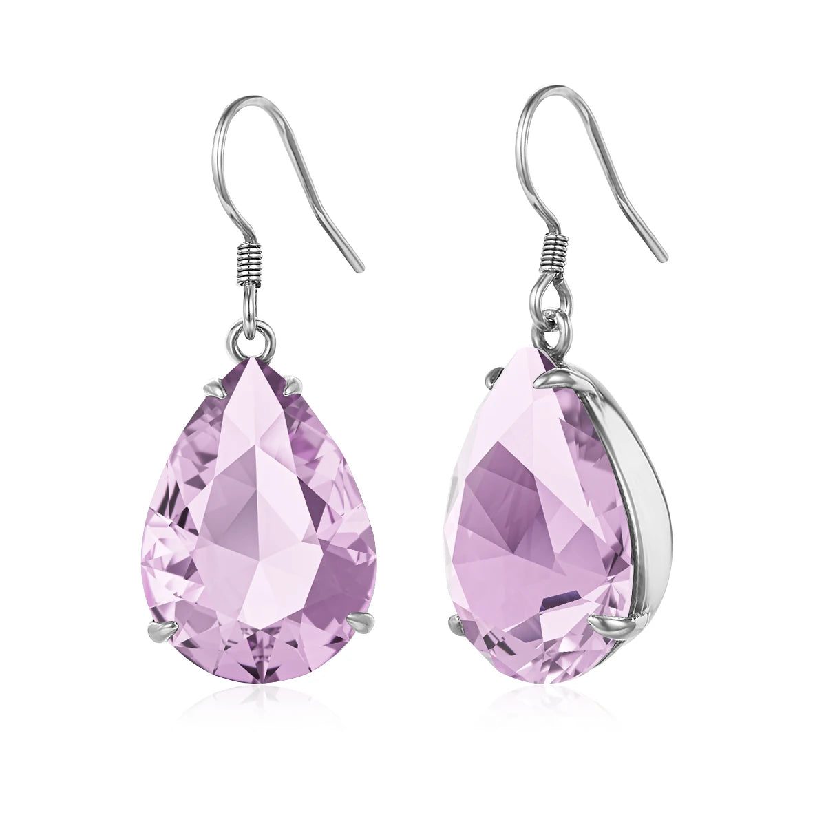 Damen-Ohrringe Tropfenform Aquamarin Blau Silber 925 Hochwertiger Luxus Schmuck Für Sie Geschenkidee