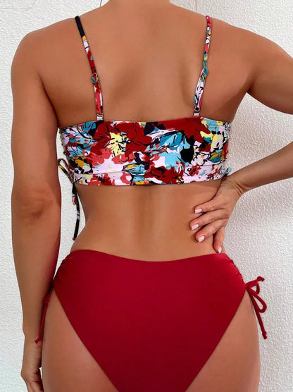 Weißer Bikini-Set für Damen – Sexy Badeanzug im brasilianischen Stil für Strand und Pool