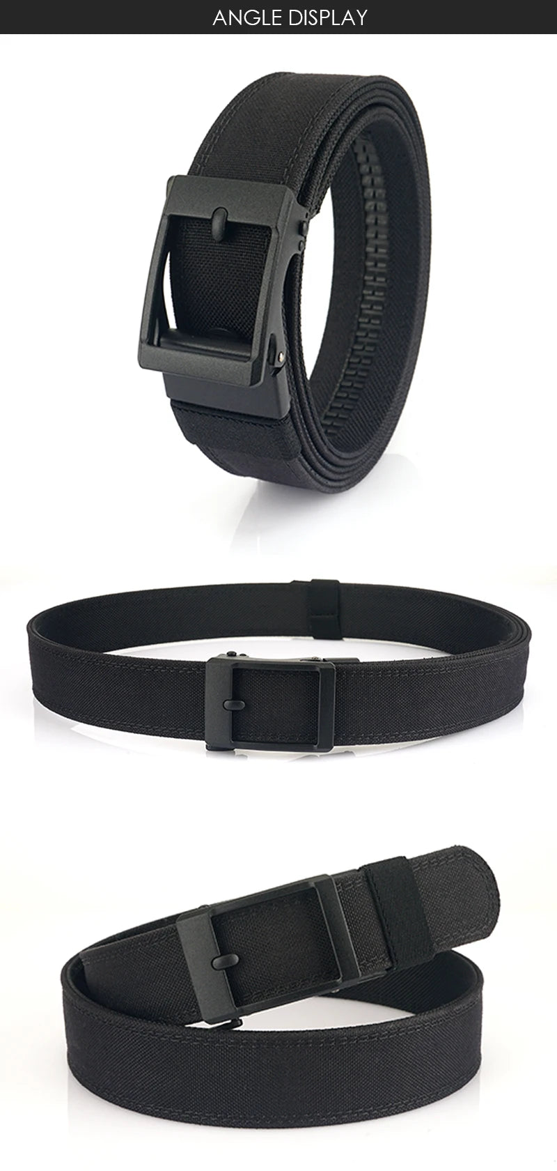 VATLTY New Hard Tactical Belt for Men Metal Automatic Buckle IPSC Gun Belt 1100D Nylon Military Belt Outdoor Sports Girdle Male